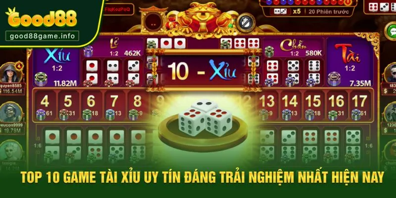 Top 10 game tài xỉu uy tín được cược thủ đánh giá cao Top 10 game tài xỉu uy tín được cược thủ đánh giá cao